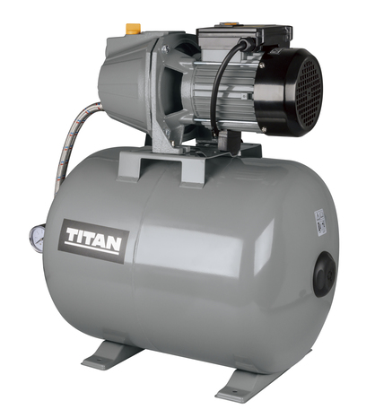 Surpresseur "TITAN" à eaux claires 1100 W + réservoir 50 L - 4600 L/h. - Titan - Brico Dépôt