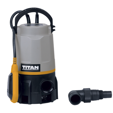 Pompe vide-cave "TITAN" à eaux chargées 400 W - 10000 L/h. - Titan - Brico Dépôt