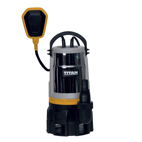 Pompe vide-cave "TITAN" à eaux chargées 750 W - 14000 L/h. - Titan - Brico Dépôt