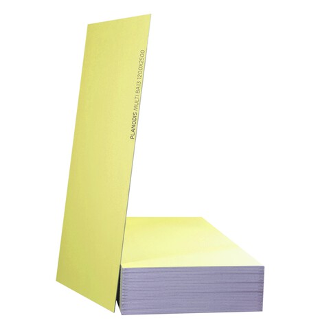 Plaque de plâtre BA13 multifonctions 4 en 1 - L.2,50m x l.1,20m - Brico Dépôt