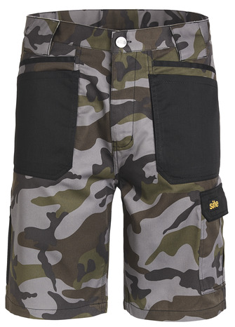 Short camouflage 65% polyester 35% coton. Taille 42  - Brico Dépôt