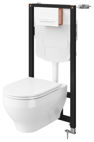 Pack wc suspendu sol/mur "Calicia" sans bride caréné - Cooke and Lewis - Brico Dépôt