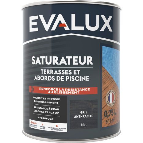 Saturateur gris anthracite 0,75 L - Evalux - Brico Dépôt