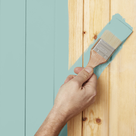Peinture extérieure Satin multi supports  2,5 L vert aqua - Evalux - Brico Dépôt