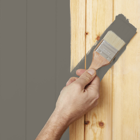 Peinture extérieure satin multi supports 2,5 L gris quartz - Evalux - Brico Dépôt