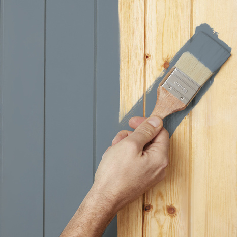 Peinture extérieur bois 2,5 L bleu orage satin - Evalux - Brico Dépôt