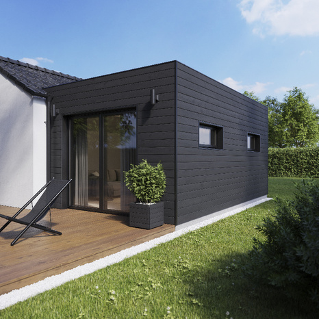 Lasure anthracite 5 L - satin - Evalux - Brico Dépôt