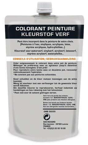 Colorant mur extérieur/intérieur 1 L blanc perle - Richard - Brico Dépôt