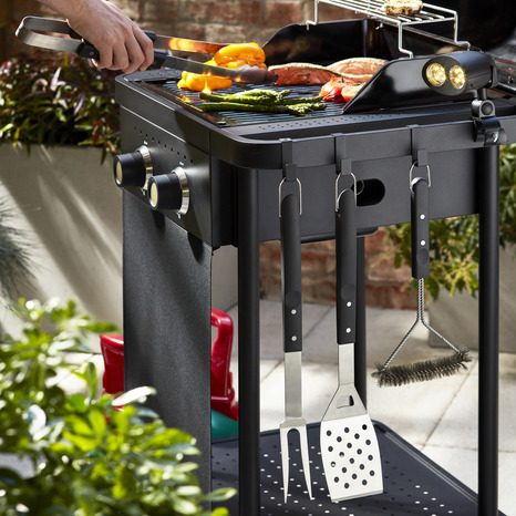 Fourchette pour barbecue en acier inoxydable - Brico Dépôt
