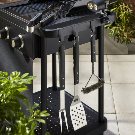 Brosse nettoyante en T pour barbecue - Brico Dépôt