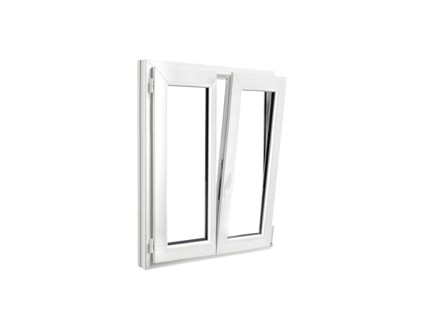 Fenêtre PVC blanc oscillo-battante 2 vantaux h.105 x l.80 cm - GoodHome - Brico Dépôt