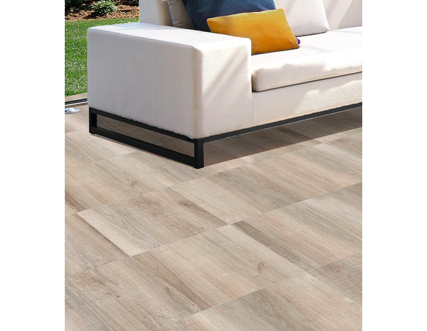 Carrelage de sol intérieur "Larix" gris - l. 45,7 x L. 45,7 cm - Brico Dépôt