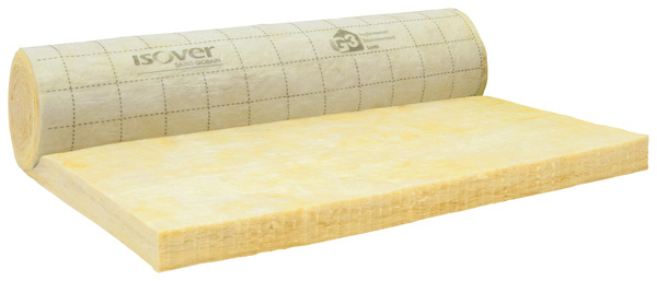Laine de verre 60mm Comble aménagé 35 R:1,7 - 10m x 1,2m - Rouleau kraft - Isover - Brico Dépôt