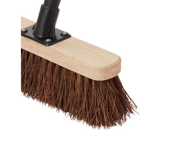 Balai cantonnier en bois 30 cm - poils rigides - Brico Dépôt