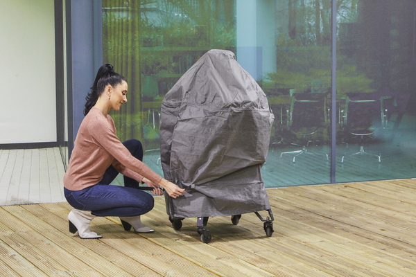 Housse extérieur barbecue rond diamètre 80 cm - Brico Dépôt