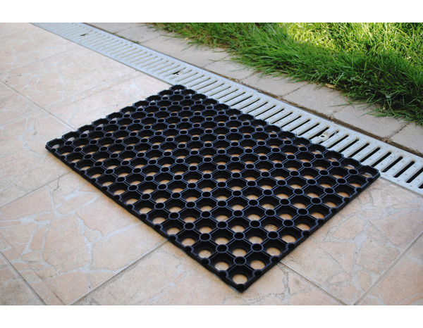 Tapis caillebotis extérieur 40 x 60 cm - Brico Dépôt