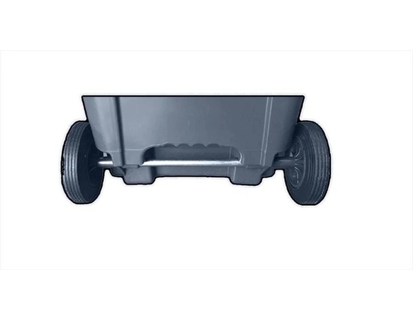 Poubelle anthracite  extérieure 120 L - Brico Dépôt