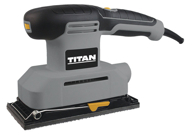 Ponceuse vibrante filaire 200 W - Titan - Brico Dépôt