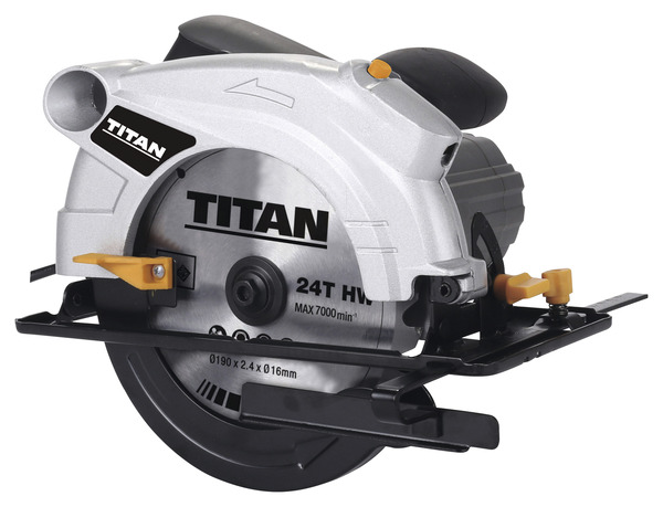 Scie circulaire 1500 W -190 mm - Titan - Brico Dépôt
