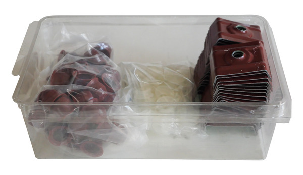 Kit 50 fixations pour bac acier - Rouge - Brico Dépôt