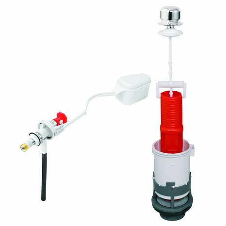 Ensemble chasse d'eau à tirette robinet piston - Wirquin - Brico Dépôt