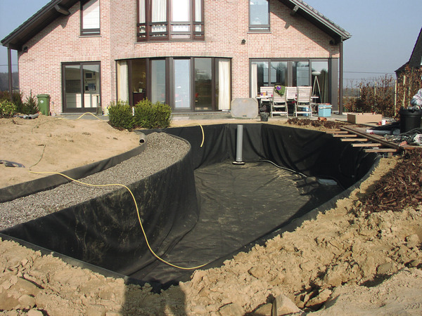 Geomembrane EPDM 4,60 x 5 mètres - Ep : 0,6 mm - Brico Dépôt