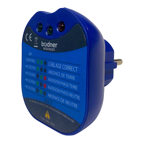 Lot multimètre 18 calibre CAT III / 600 V + Testeur de prises  - Brico Dépôt