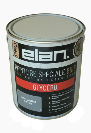 Peinture extérieur bois satin 2,5 L gris acier - Brico Dépôt