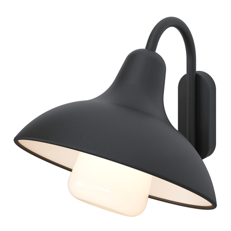 Applique murale "Dirca" IP44 E27 - Noir - Marque BLOOMA - Brico Dépôt