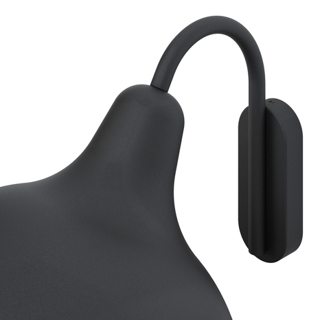 Applique murale "Dirca" IP44 E27 - Noir - Marque BLOOMA - Brico Dépôt