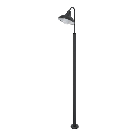 Lampadaire "Dirca" E27 - H. 200 cm - Anthracite - Marque BLOOMA - Brico Dépôt