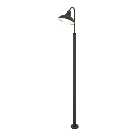 Lampadaire "Dirca" E27 - H. 200 cm - Anthracite - Marque BLOOMA - Brico Dépôt
