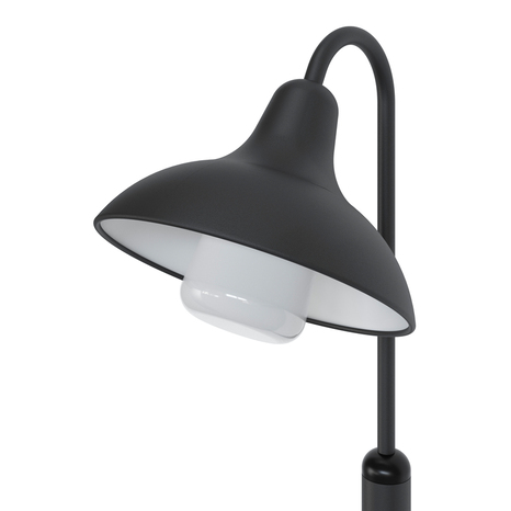 Lampadaire "Dirca" E27 - H. 200 cm - Anthracite - Marque BLOOMA - Brico Dépôt