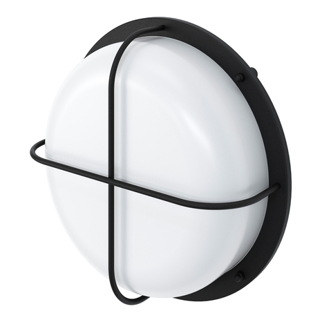 Hublot "Pinusa" IP44 2 x E27 - Noir - Marque BLOOMA - Brico Dépôt