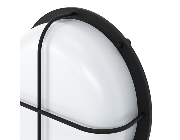 Hublot "Pinusa" IP44 2 x E27 - Noir - Marque BLOOMA - Brico Dépôt