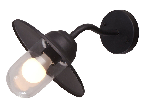 Applique murale "Trolia" IP44 E27 - Noir - Marque BLOOMA - Brico Dépôt