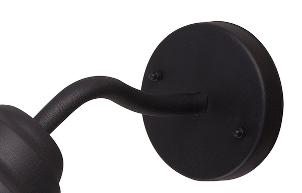 Applique murale "Trolia" IP44 E27 - Noir - Marque BLOOMA - Brico Dépôt