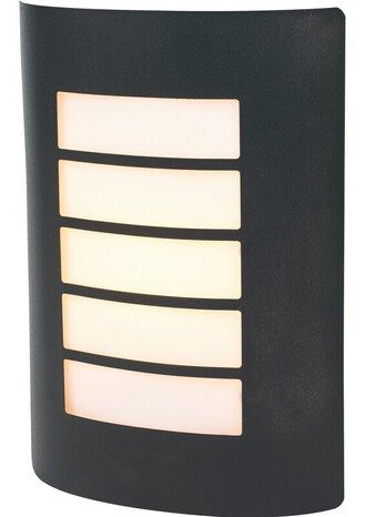 Applique murale "Larixa" IP44 E27 - Anthracite - Marque BLOOMA - Brico Dépôt