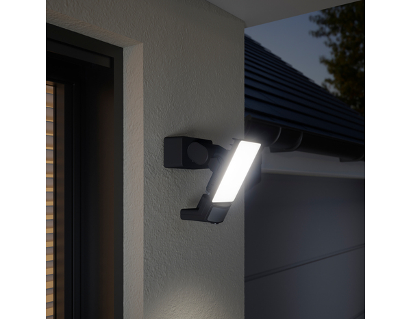 Projecteur à détection de mouvements Dircao IP65 10 W - Noir - Marque BLOOMA - Brico Dépôt