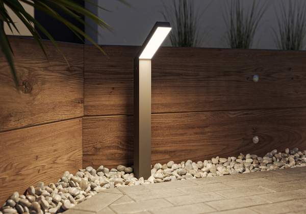 Borne "Scabio" LED - Anthracite - Marque BLOOMA - Brico Dépôt