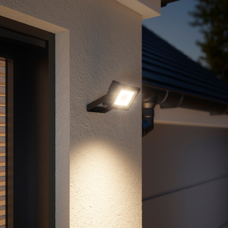 Projecteur Lucano IP65 10 W - Noir - Marque BLOOMA - Brico Dépôt