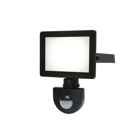 Projecteur à détection de mouvements Lucano IP65 10 W - Noir - Marque BLOOMA - Brico Dépôt