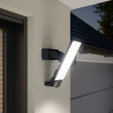 Projecteur à détection de mouvements Dircao IP65 30 - W 220 - 240 V - Blanc - Marque BLOOMA - Brico Dépôt