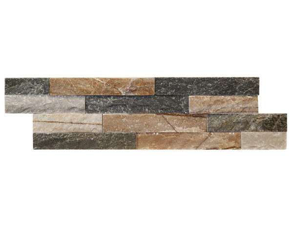 Parement pierre naturelle "Caracas" - 10 x 40 cm - Brico Dépôt