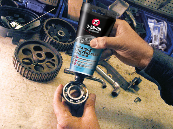 3-EN-UN TECHNIQUE Graisse Universelle au Lithium 150 G - 3-EN-UN - Brico Dépôt