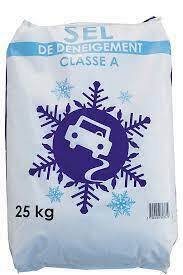 Sel de déneigement classe A en sac de 25 Kg - Brico Dépôt