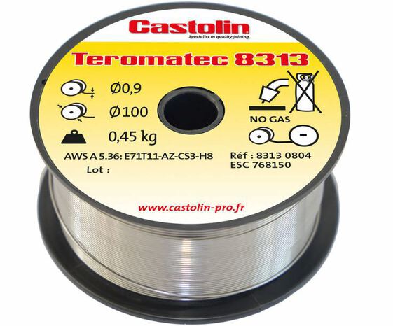 Bobine de fil fourré sans gaz diamètre Ø 0,9 mm - 0,45 kg - Brico Dépôt