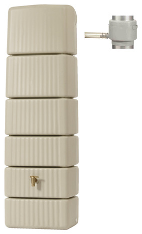 Récupérateur d'eau coloris sable - 300 L - Garantia - Brico Dépôt