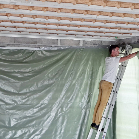 Rouleau de film anti humidité 125 microns 15 x 2,5 mètres - Brico Dépôt