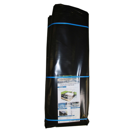 Rouleau de film multi-usages en polyéthylène tri couche 400 microns noir 8,60x8,60 m - Brico Dépôt